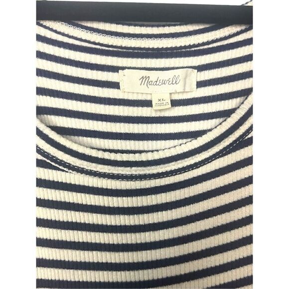 Madewell Navy Blue District Dress in Stripe - Women’s XL - Picture 5 of 7